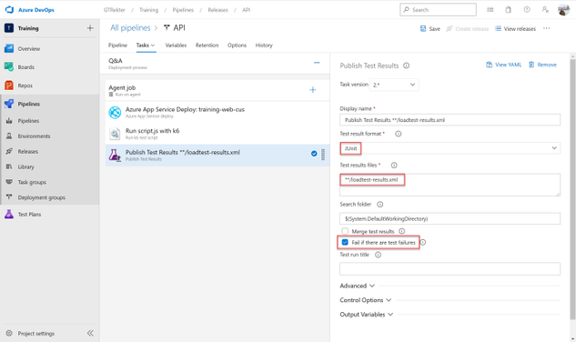 Load Testing with Azure DevOps and k6